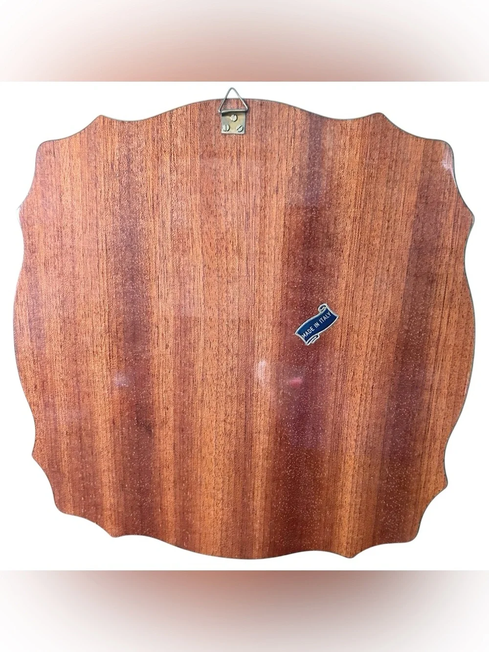 Vintage Sorrento Italy Inlaid Marquetry Coat Hanger Wall Plaque